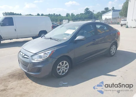 2013 Hyundai Accent Gls from USA, damaged, VIN KMHCT4AE1DU395886